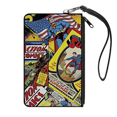 Buckle-Down DC Comics Canvas Zipper Wallet