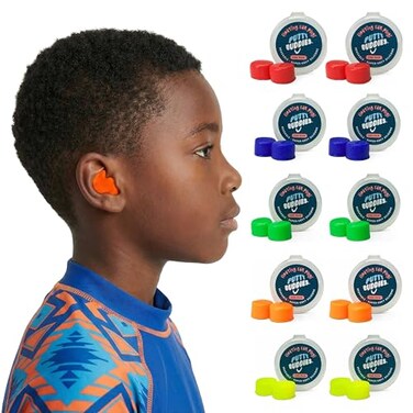 Putty Buddies Earvolution Floating Swim Earplugs, Moldable, 10 Pair Pack
