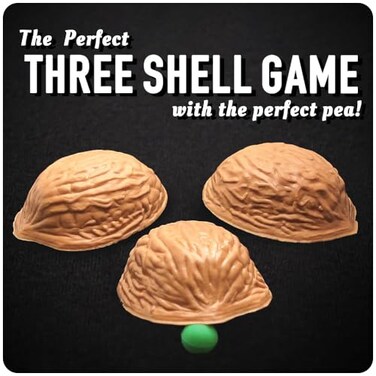 Magic Makers Deluxe Three Shell Game Set - Classic Magic Trick for All Skill Levels