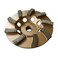 EDiamondTools 4" Diamond Grinding Wheel for Concrete Masonry 9 Segments 5/8"-11