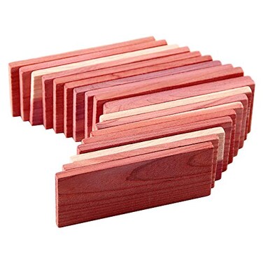 Cedar Space Cedar Blocks for Clothes Storage, 16 PCS Cedar Chips for Closet