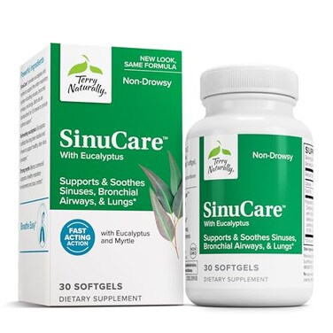 Terry Naturally SinuCare - Sinus, Lung and Bronchial Comfort - 30 Count
