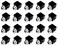 CESS 3.5mm Mono TS Female Panel Mount Socket, 20 Pack