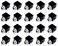 CESS 3.5mm Mono TS Female Panel Mount Socket, 20 Pack