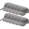 Falari 12-Pack Classic Baseball Cap 100% Cotton Soft Adjustable Size A1808-12PACK Grey