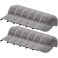 Falari 12-Pack Classic Baseball Cap 100% Cotton Soft Adjustable Size A1808-12PACK Grey