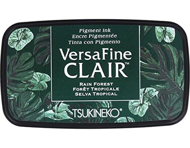 Tsukineko, VersaFine Clair, Full Size Ink Pad, Rain Forest
