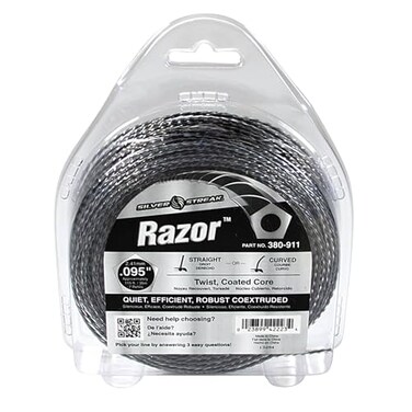 Stens 380-911 Silver Streak Razor Trimmer Line.095 1/2 lb. Donut, ea, 1