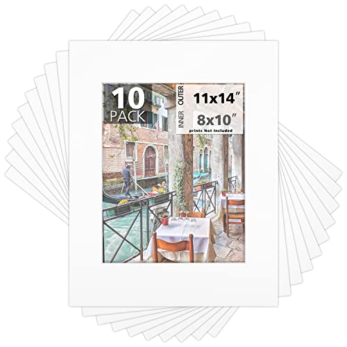 mbcmat Mbcmat Mat Board Center 10 Pack 11x14 Photo Mats For 8x10 Picture
