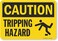 SmartSign "Caution - Tripping Hazard" Sign7" x 10" Plastic