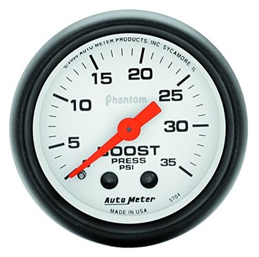 Auto Meter 5704 Phantom Mechanical Boost Gauge