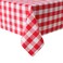 Hiasan Red and White Checkered Tablecloth Rectangle 60 x 120 Inch