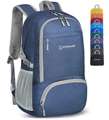 ZOMAKE Lightweight Packable Backpack 30L, Foldable Travel Hiking Daypack