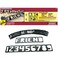 Milescraft 2201 Horizontal Character Template Set 2.5in ,41 pieceRouter Template set for Sign Making