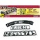 Milescraft 2201 Horizontal Character Template Set 2.5in ,41 pieceRouter Template set for Sign Making