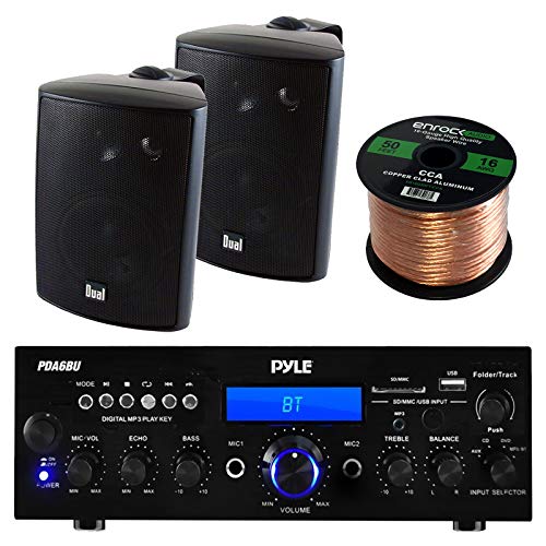 إن روك مارين Enrockmarine PDA6bu Amplifier Receiver Stereo 200W