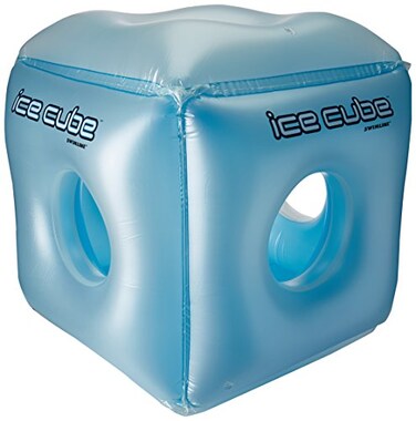 SWIMLINEGiant Inflatable Pool Island Float for Kids49"Ice Cube