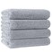POLYTE 330 GSM Poly Blend Microfiber Quick Dry Bath Towel, 30x57 in, 4 Pack