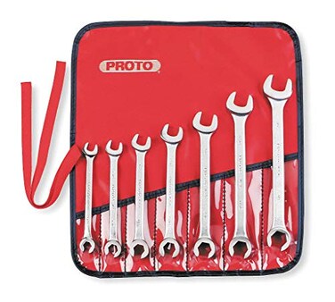 Proto Flare Nut Comb Wrench Set, 7 Pieces, 6 Pts