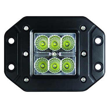 HELLA 357204021 ValueFit Cube 6-LED Flood Light ,Flush mount, Multi