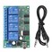 Hilitand AD22B04 12V Decoder 4 Channel DTMF Tone Relay Phone Remote Control PLC