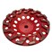 EDiamondTools 7" Diamond Grind Wheel 14 S Seg ConcreteCoating 5/8"-11 Threaded Arbor