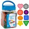 edxeducation Transparent Large Buttons, Mini Jar