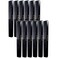 Cache Krest Combs Cleopatra 7 inch All Purpose BLACK Professional Styler Combs 12-ct. No. 400