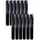 Cache Krest Combs Cleopatra 7 inch All Purpose BLACK Professional Styler Combs 12-ct. No. 400