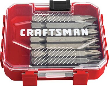 CRAFTSMAN Phillips Screwdriver Bit Set, 2-Inch, 15-Piece ,CMAF122PH215