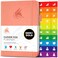 Clever Fox Weekly Planner Undated, MonthlyDaily Notebook, Peach Pink