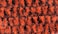 Hareline Fly Tying Variegated Chenille Medium - Medium, Fl Orange/Black