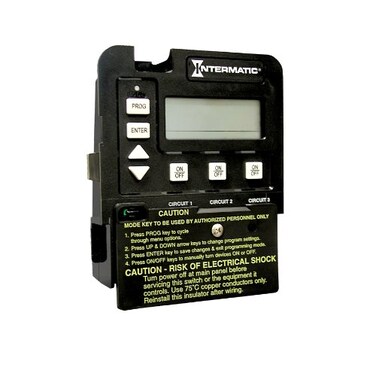 Intermatic P1353ME 3-Circuit Pool/Spa Digital Time Switch