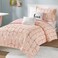 Intelligent Design Blush/Gold Metallic Print Twin XL Comforter Set, 4pc