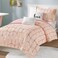 Intelligent Design Blush/Gold Metallic Print Twin XL Comforter Set, 4pc