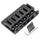 Musiclily Basic 52.5mm Fixed Hardtail Saddle Dual Load Guitar Bridge Black