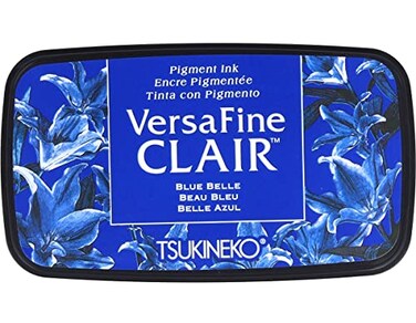 Tsukineko, VersaFine Clair, Full Size Ink Pad, Blue Belle