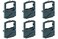 OKI 42377801 MICROLINE Self-Inking Black Ribbon 6-Pack