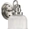 Progress Lighting Archie 1-Light Bath Vanity Light, Antique Nickel