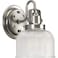 Progress Lighting Archie 1-Light Bath Vanity Light, Antique Nickel