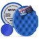 TCP Global 6.5" Blue Waffle Foam Buffing Pad, Light Cut