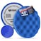 TCP Global 6.5" Blue Waffle Foam Buffing Pad, Light Cut