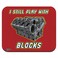 GRAPHICSMORE I Still Play with Blocks Automotive Mechanic Car Engine Low Profile Thin