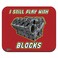 GRAPHICSMORE I Still Play with Blocks Automotive Mechanic Car Engine Low Profile Thin