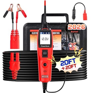 Autel PowerScan Automotive Circuit Tester, 12-24V Power Circuit Probe Tool