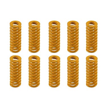 Aokin 3D Printer Bed Springs, 8mm OD 20mm Length Compression Mould Die Springs Light Load for Creality Ender 3, Ender 3 Pro, Ender 3 V2, Ender 3S 3D Printer, 10 Pcs