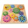 Constructive Playthings Interchangeable Spinning Gears with Fixed Axles