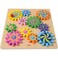 Constructive Playthings Interchangeable Spinning Gears with Fixed Axles