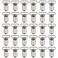 Marrywindix 25pcs 1" Pacifier Suspender Clips, Pacifier Clips for Making Pacifier Holders Bib Clips Toy Holder Silver
