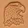 Tandy Leather 3D Right Eagle Head Stamp 88344-00
